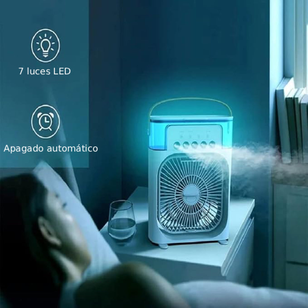 Mini Ventilador Humidificador 3 en 1