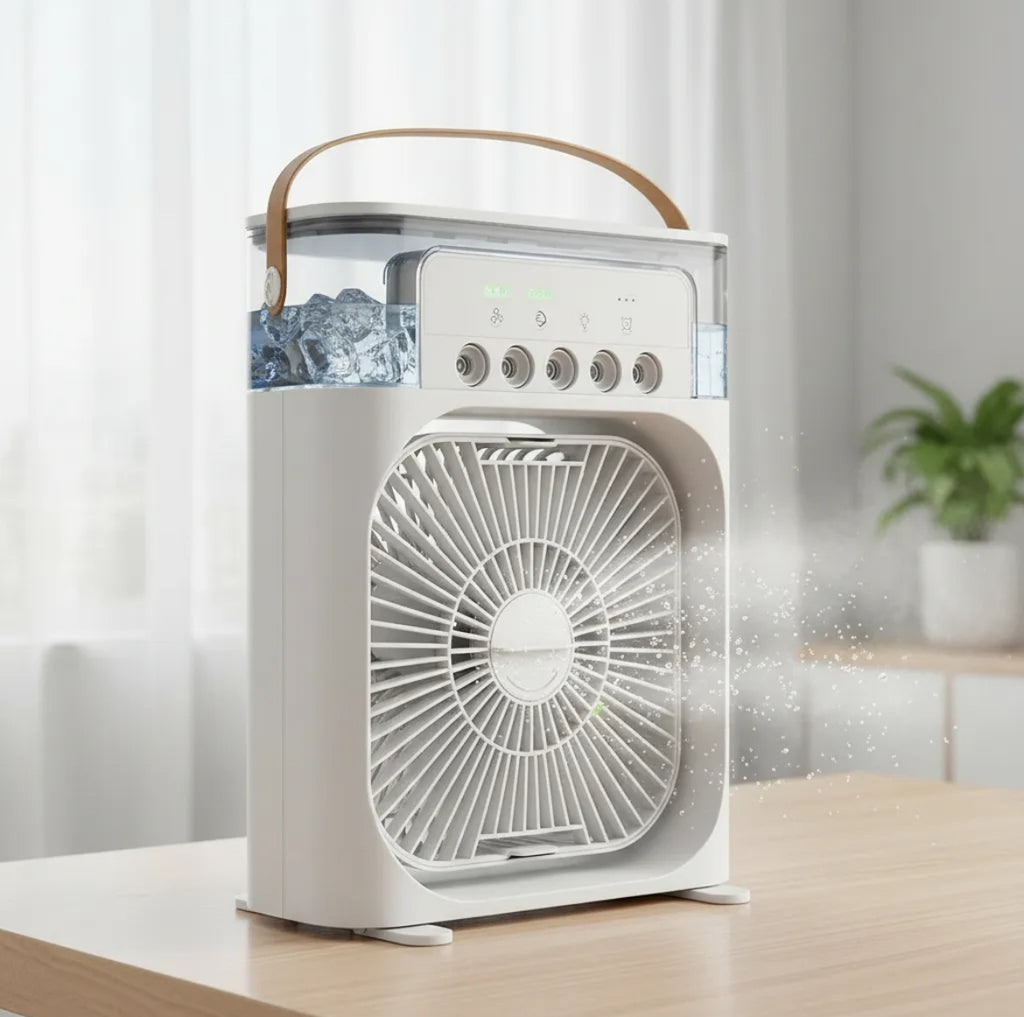 Mini Ventilador Humidificador 3 en 1