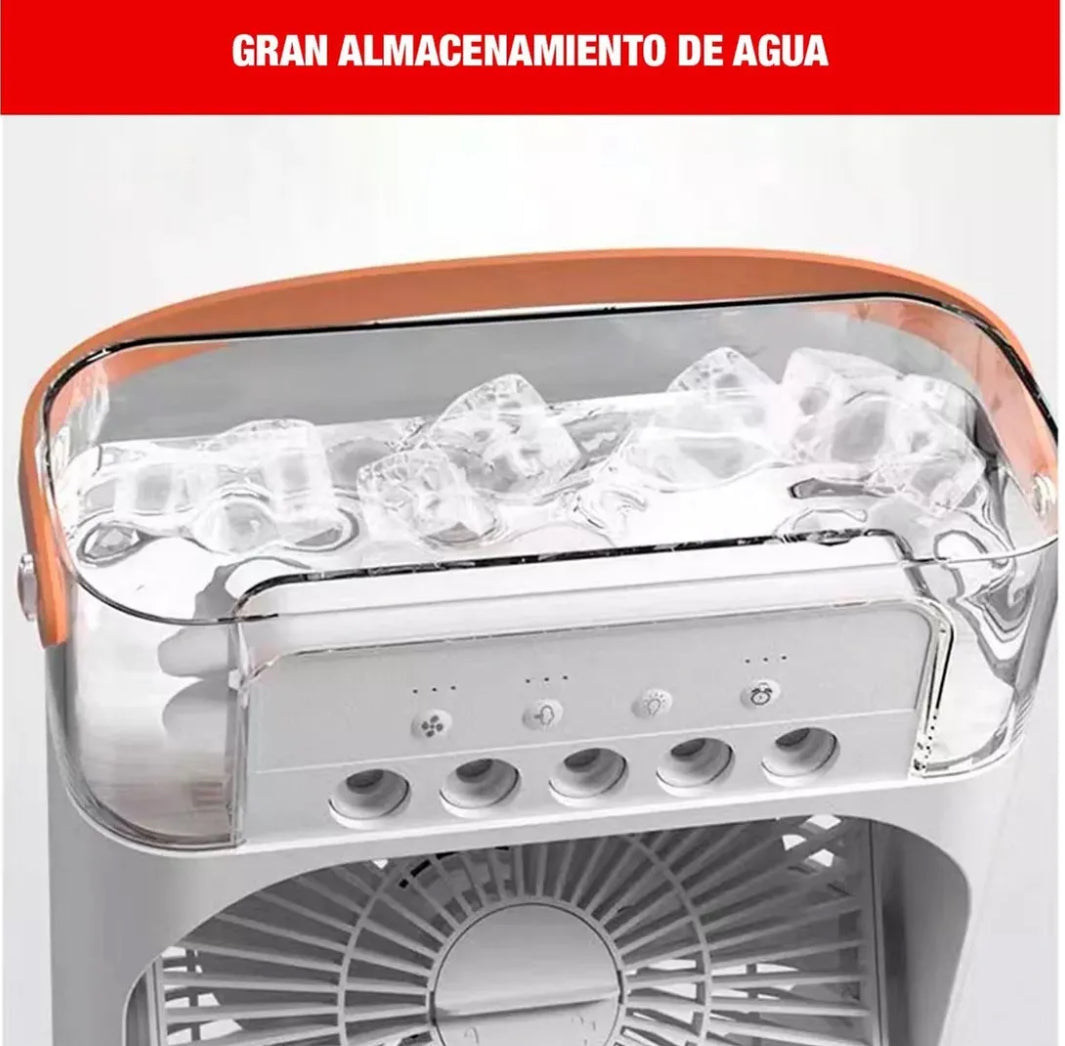 Mini Ventilador Humidificador 3 en 1